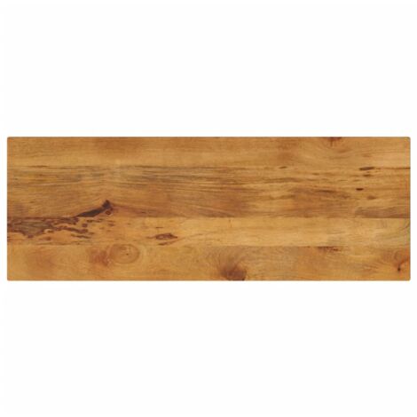 vidaXL Piano per Tavolo 140x50x3,8cm Rettangolare Legno Massello Mango