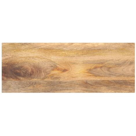 vidaXL Piano per Tavolo 70x40x2,5 cm Rettangolare Legno Massello Mango