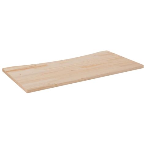 vidaXL Piano Scrivania 110x55x2,5 cm in Legno Massello di Pino