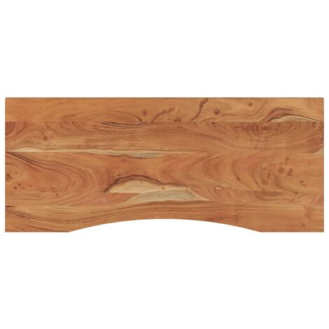 vidaXL Piano Scrivania 120x50x2,5cm Rettangolare Legno Massello Acacia