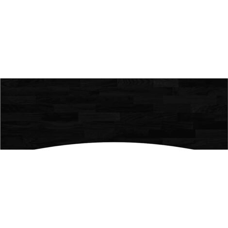 vidaXL Piano Scrivania Marrone Scuro 160x50x2,5 cm in Rovere Massello