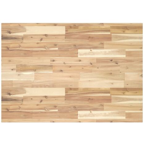vidaXL Piano Scrivania Non Trattato 80x70x2cm Legno Massello di Acacia