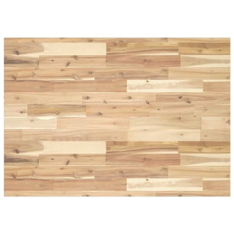 vidaXL Piano Scrivania Non Trattato 80x70x2cm Legno Massello di Acacia