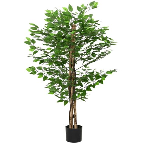 vidaXL Pianta di Ficus Artificiale 788 Foglie 120 cm Verde
