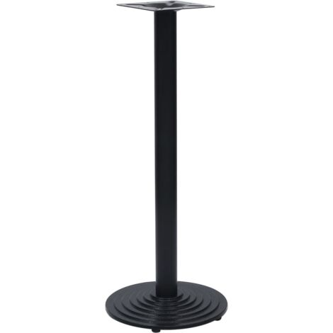 vidaXL Pied de table de bistro noir Ø43x107 cm fonte