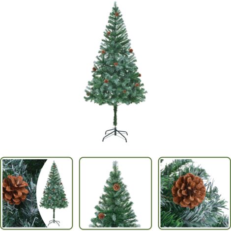 vidaXL Pigne -  Albero di Natale Artificiale con Pigne 180 cm