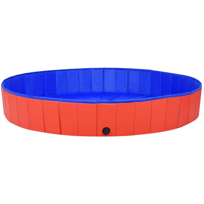 

Piscina para perros plegable PVC rojo 200x30 cm - Vidaxl