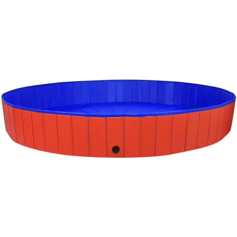 

Piscina para perros plegable PVC rojo 300x40 cm - Vidaxl