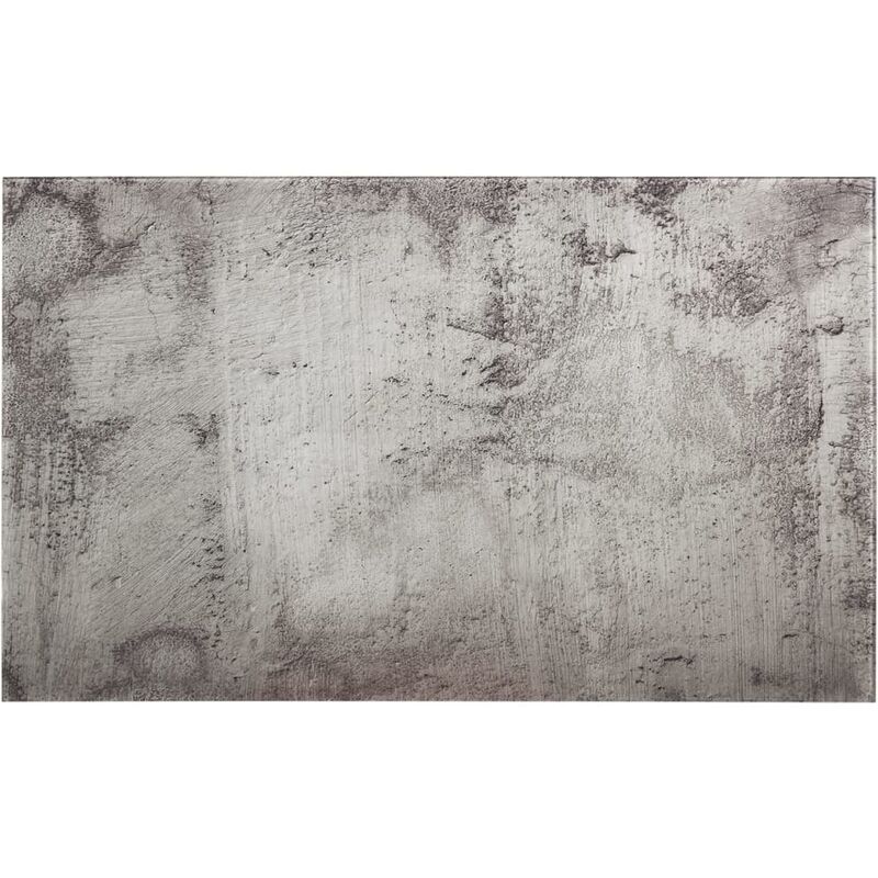 

vidaXL Pizarra magnética de pared vidrio 100x60 cm - Gris