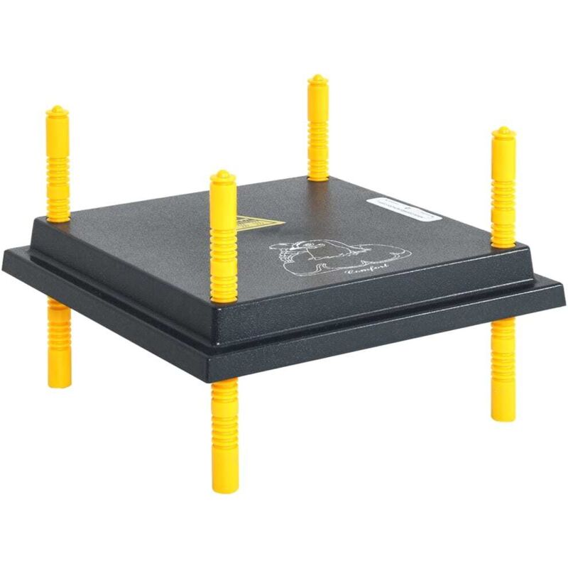 

Placa calefactora para pollitos y patitos y regulador de temperatura 30x30 cm - Negro - Vidaxl