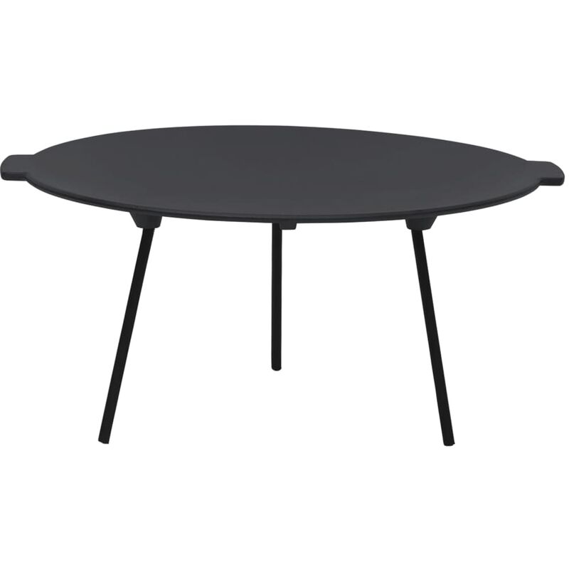

vidaXL Placa de parrilla de hierro fundido Ø44 cm - Negro