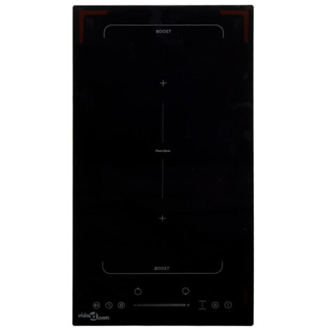 Vidaxl – Plaque induction 2 foyers 3500W – Contrôle tactile – Verre résistant à la chaleur – Dimensions 288 x 520 x 56 mm