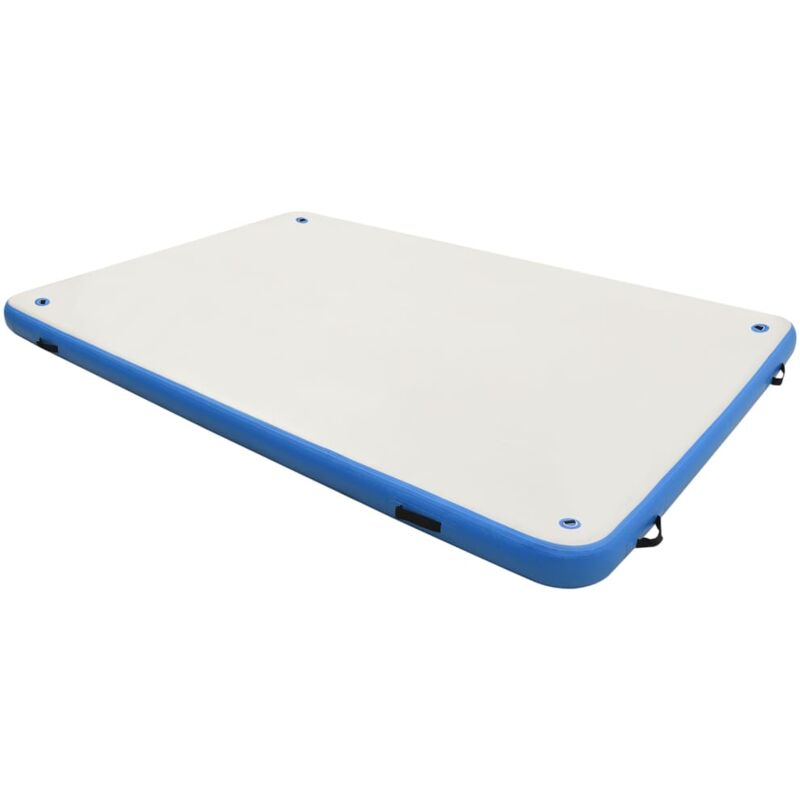 

Plataforma flotante inflable azul y blanco 300x200x15 cm - Vidaxl