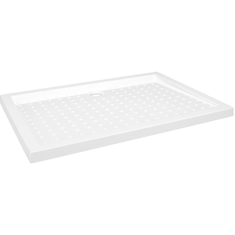 

Plato de ducha con puntos ABS blanco 70x100x4 cm - Blanco - Vidaxl