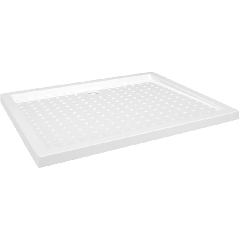 

Plato de ducha con puntos ABS blanco 80x100x4 cm - Blanco - Vidaxl