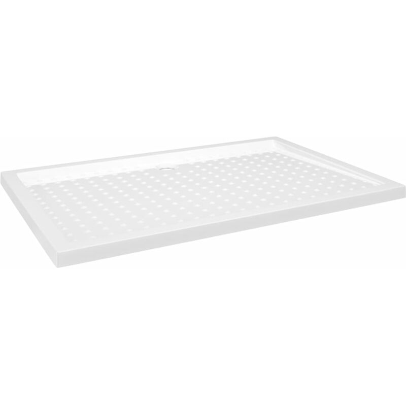 

Plato de ducha con puntos ABS blanco 80x120x4 cm - Blanco - Vidaxl