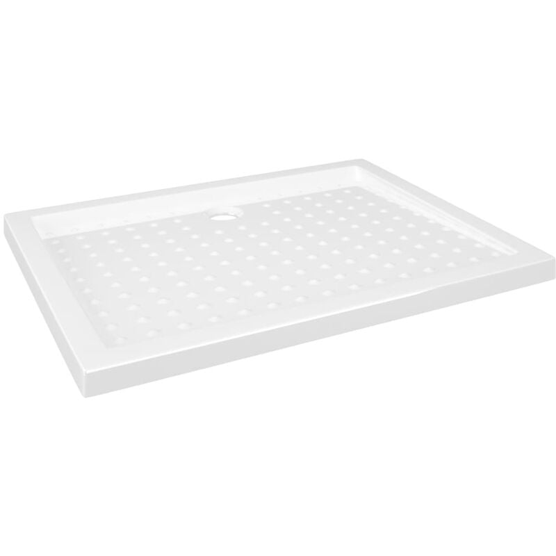 

Plato de ducha con puntos ABS blanco 90x70x4 cm - Blanco - Vidaxl