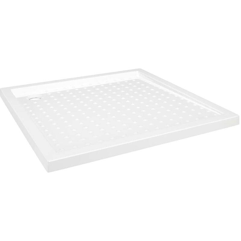 

Plato de ducha con puntos ABS blanco 90x90x4 cm - Blanco - Vidaxl