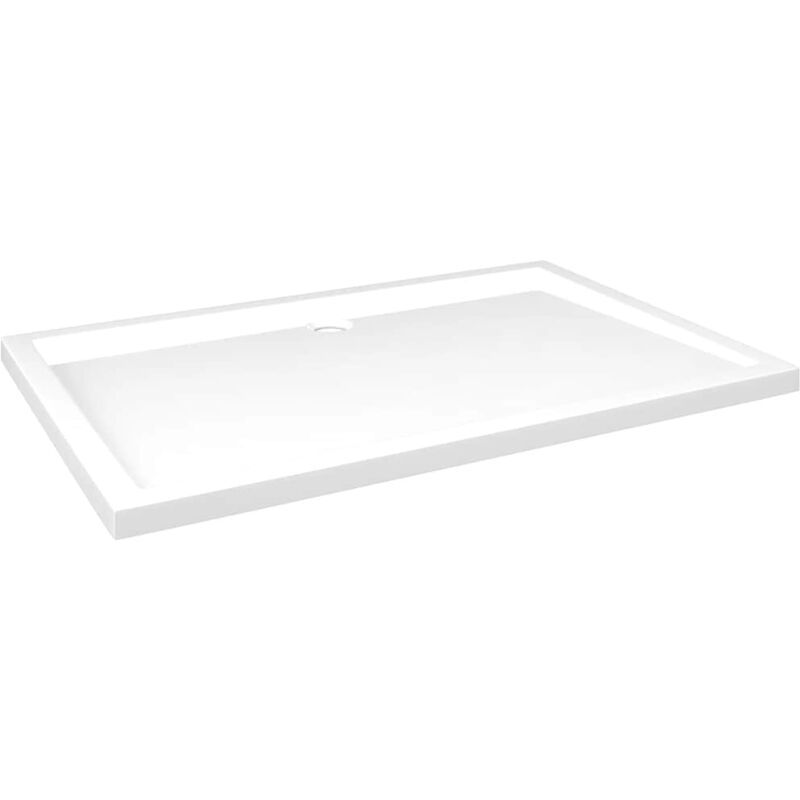 

Plato de ducha rectangular ABS 80x120 cm - Blanco - Vidaxl