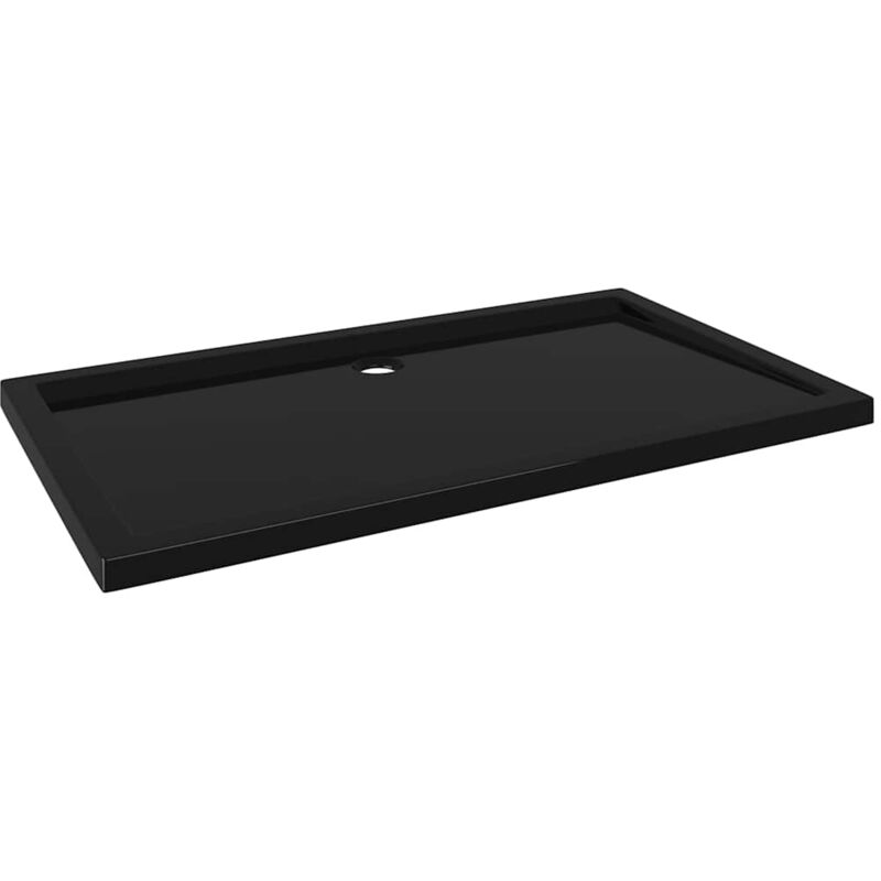 

Plato de ducha rectangular negro ABS 70x120 cm - Negro - Vidaxl