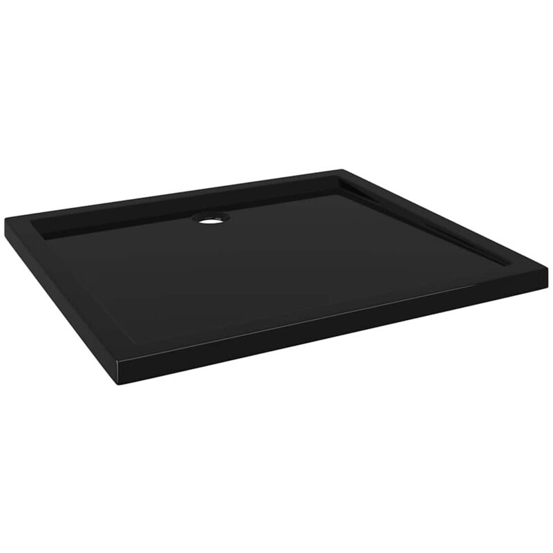 

Plato de ducha rectangular negro ABS 80x90 cm - Negro - Vidaxl