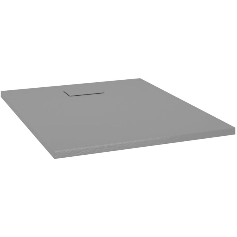 

Plato de ducha SMC gris 100x80 cm - Gris - Vidaxl