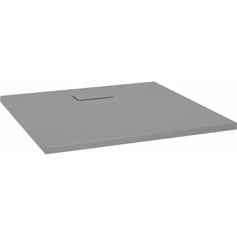 

Plato de ducha SMC gris 90x80 cm - Gris - Vidaxl