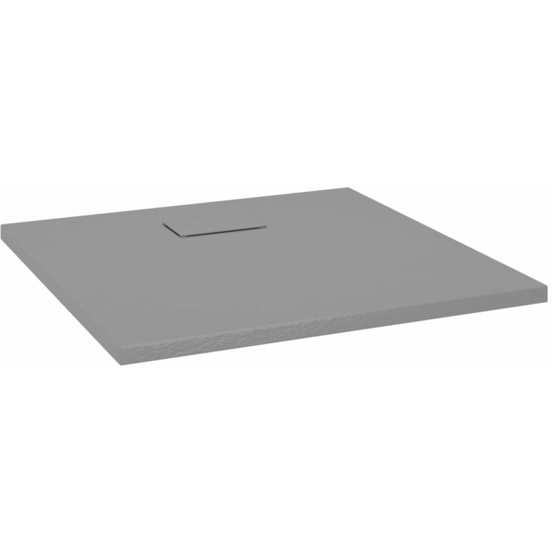 

Plato de ducha SMC gris 90x90 cm - Gris - Vidaxl