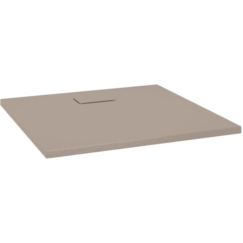 

Plato de ducha SMC marrón 90x80 cm - Marrón - Vidaxl