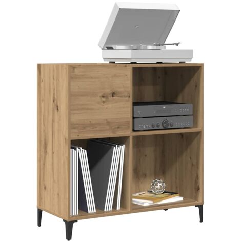 vidaXL Plattenschrank Artisan-Eiche 84,5x38x89 cm Holzwerkstoff
