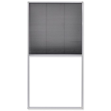 vidaXL Plisse Insect Screen Window 80 x 160 cm