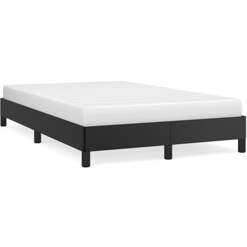Bettgestell Ohne Matratze Schwarz 120x190 Cm Kunstleder Vidaxl