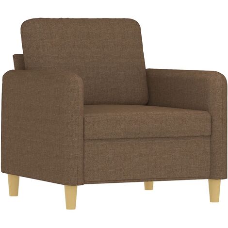 vidaXL Poltrona Marrone 60 cm in Tessuto
