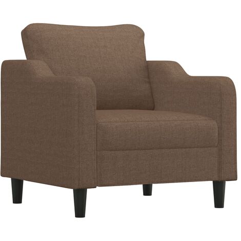 vidaXL Poltrona Marrone 60 cm in Tessuto
