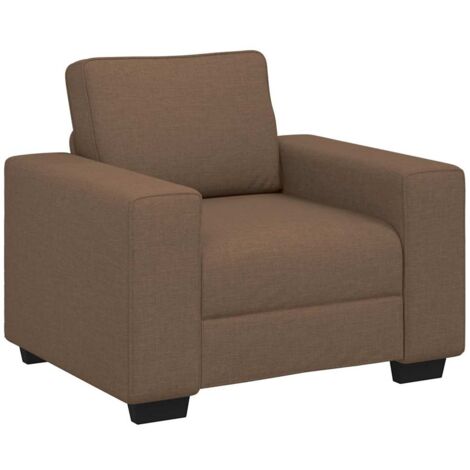 vidaXL Poltrona Marrone 60 cm in Tessuto