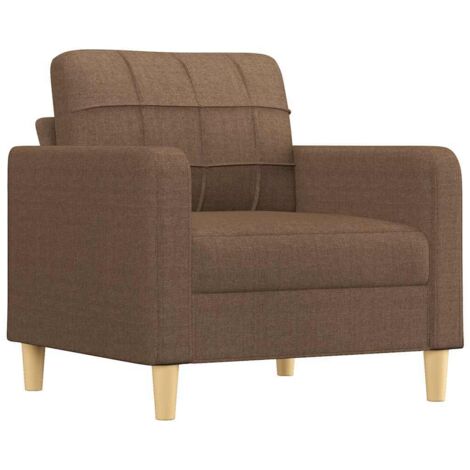 vidaXL Poltrona Marrone 60 cm in Tessuto
