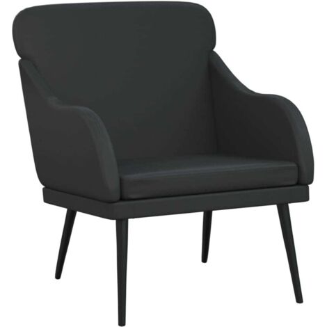 vidaXL Poltrona Nera 63x76x80 cm Similpelle