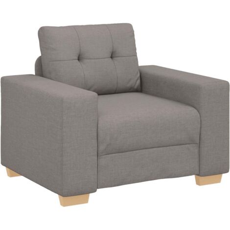 vidaXL Poltrona Tortora 60 cm in Tessuto