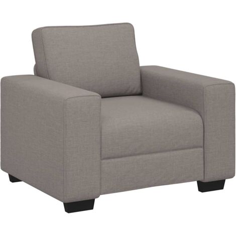 vidaXL Poltrona Tortora 60 cm in Tessuto