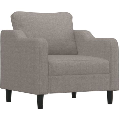vidaXL Poltrona Tortora 60 cm in Tessuto