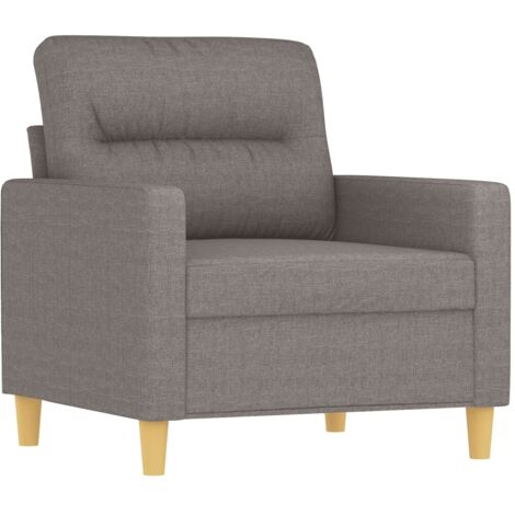 vidaXL Poltrona Tortora 60 cm in Tessuto