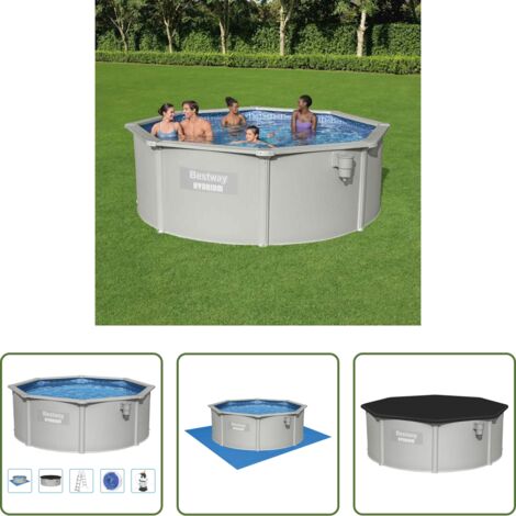 vidaXL Poolwand - Bestway Hydrium Oberirdisches Frame-Pool Rund 360x120 cm