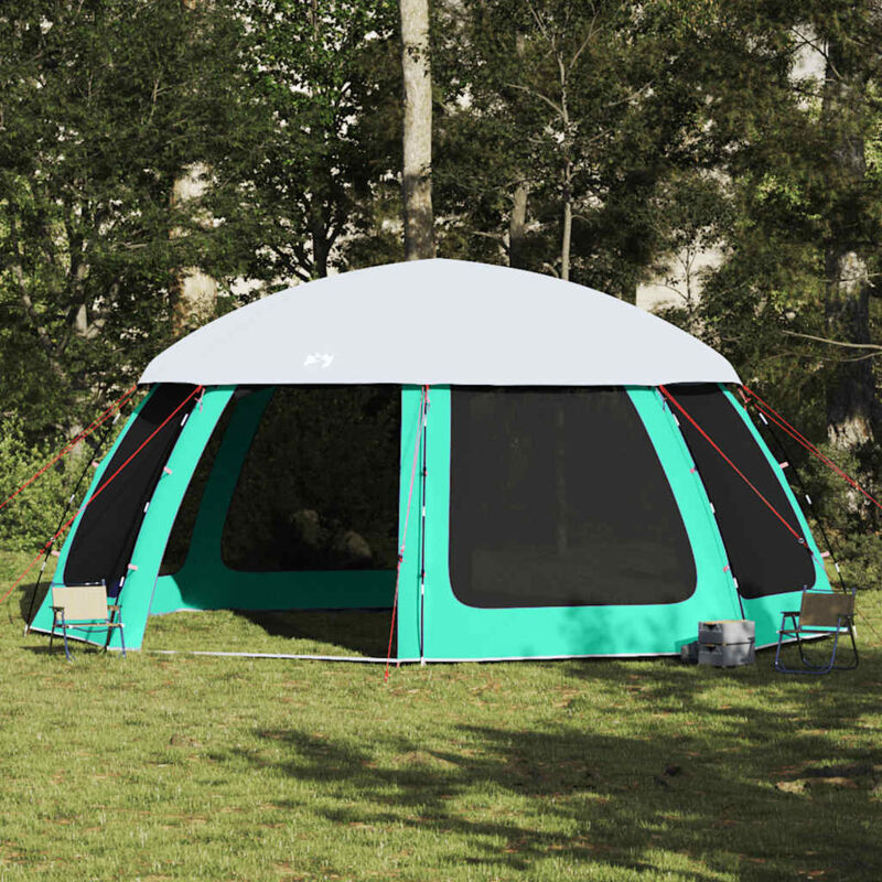 Maisonchic - Vidaxl Poolzelt Mit Abnehmbarem Überzelt Netzwänden Meergrün 612x612cm