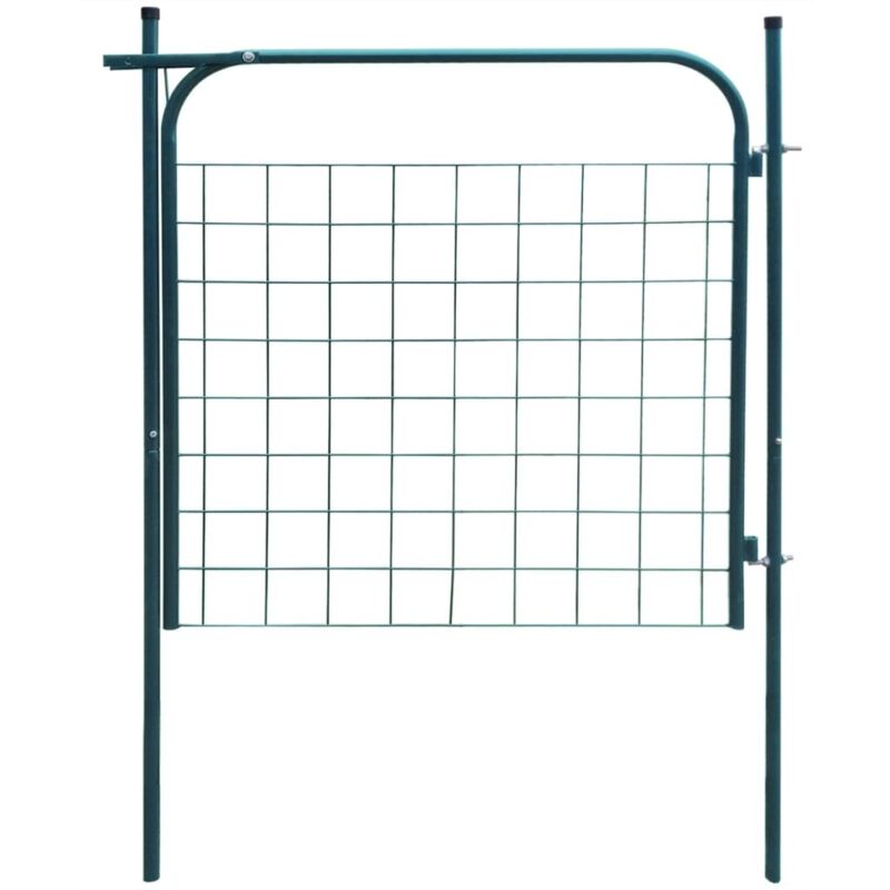 Portail de clôture de jardin 100 x 100 cm Vert - VIDAXL