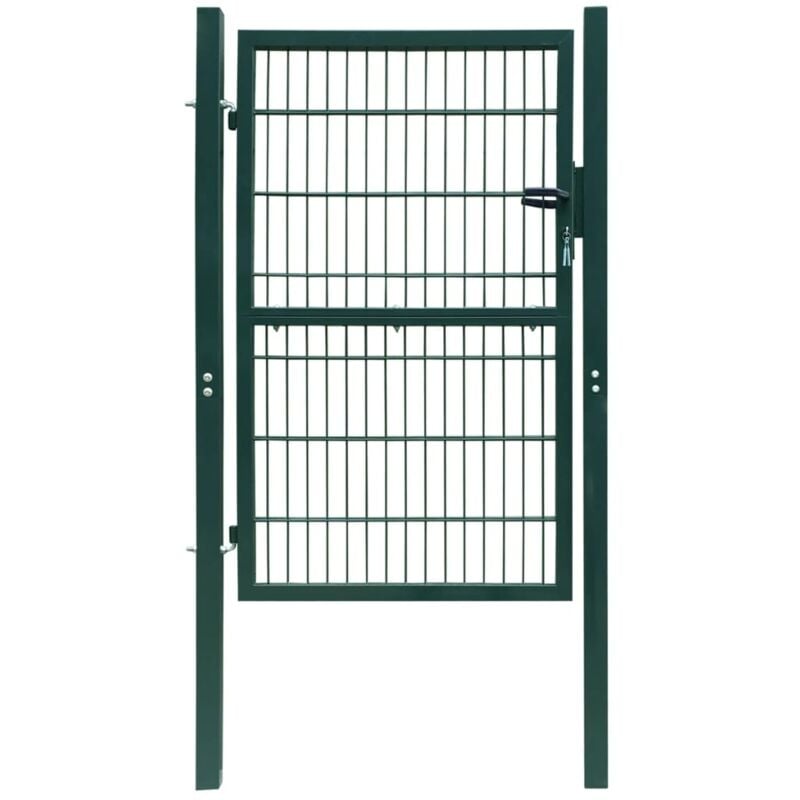 Vidaxl - Portillon 2D de Jardin Vert 106x190 cm