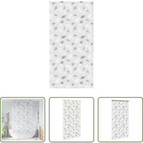 vidaXL Privacidad en baño -  Estor enrollable para ducha tela 130x240 cm ancho 126 cm