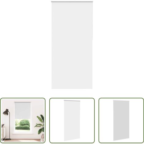 vidaXL Privacidad -  Estor Enrollable Opaco Blanco 105x230 cm Tela Ancho 100,7cm