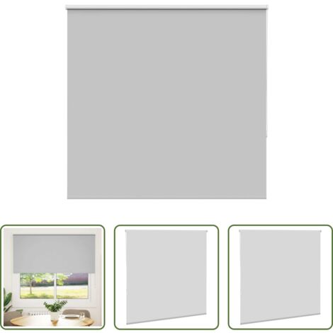 vidaXL Privacidad -  Estor Enrollable Opaco gris claro 150x175 cm Tela Ancho 146,6cm