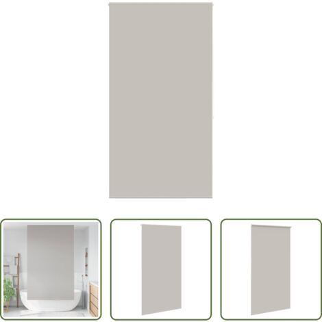 vidaXL Privacy doccia -  Tenda a Rullo Doccia 120x240 cm Larghezza Tessuto 116 cm