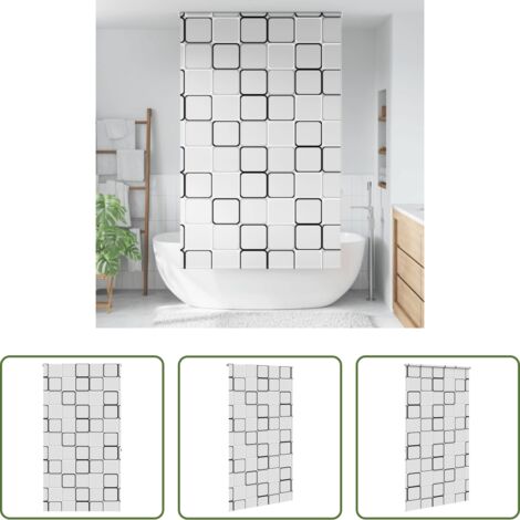 vidaXL Privacy doccia -  Tenda a Rullo Doccia 120x240 cm Larghezza Tessuto 116 cm